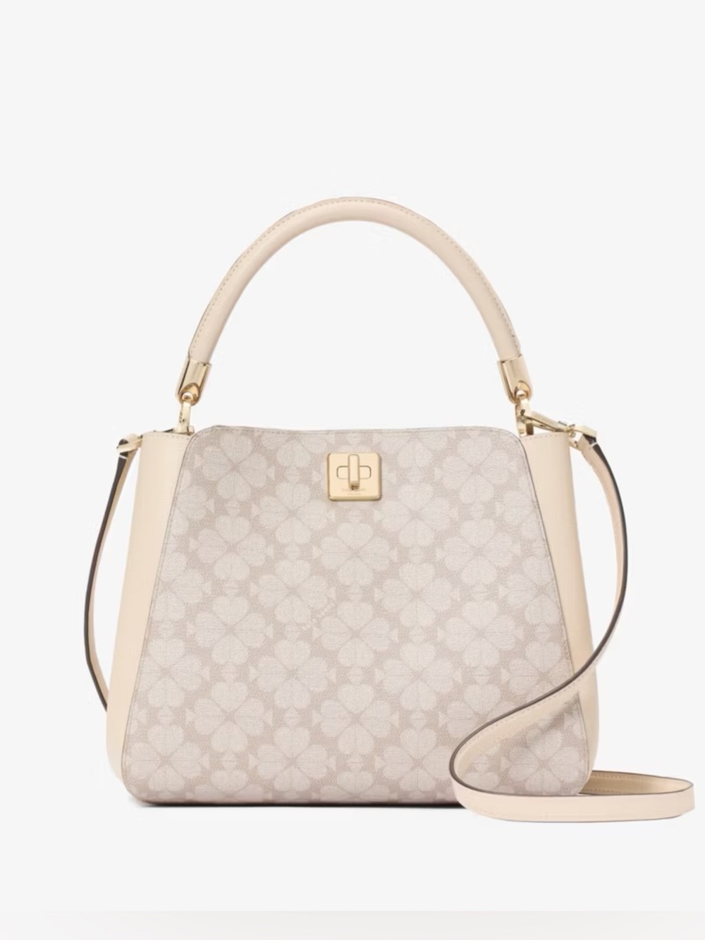 Kate Spade Spade Flower Pvc Medium Top Handle Satchel / Crossbody Bag
